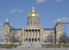 Iowa capitol building.