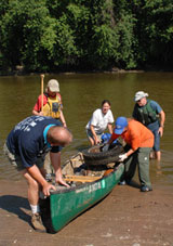 River cleanup