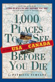 Book cover "1,000 Places in the USA and Canada to See Before You Die"