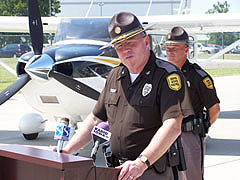 State Patrol Colonel Robert Garrison