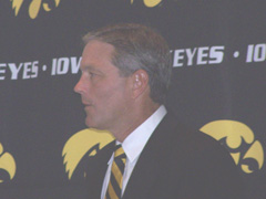 Iowa coach Kirk Ferentz