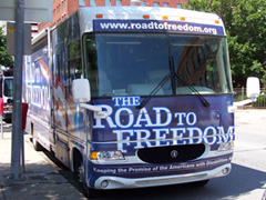 Fredom Tour bus