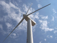 Wind turbine at the Iowa State Fair