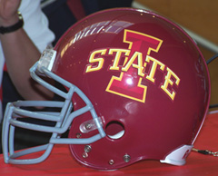 ISU football helmet