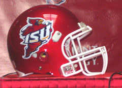 Current ISU logo on helmet