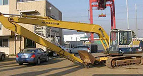 Komatsu excavator