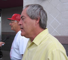 Jim Van Scoyoc and Powers Boothe