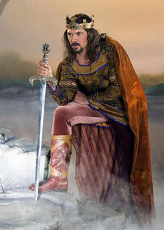 Lou Diamond Phillips as King Arthur