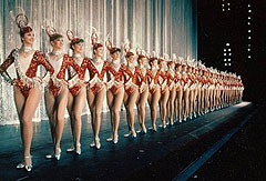 Rockettes on stage