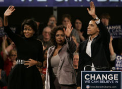 Oprah and Obama