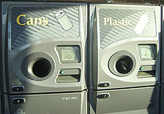 Can and bottle deposit return machines