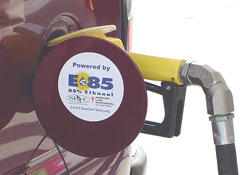 A new report says Iowans are pumping more E-85 fuel.