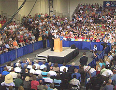 Obama rally in Cedar Rapids.