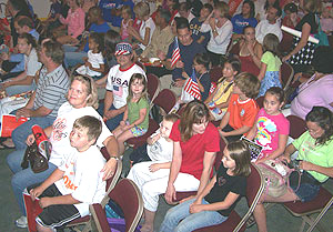 Hundreds of kids were in the crowd to welcome home Olympian Shawn Johnson.