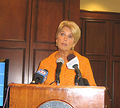 Iowa Department of Education Director Judy Jeffrey .