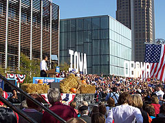 Barack Obama's last visit to Iowa as a candidate before the election.