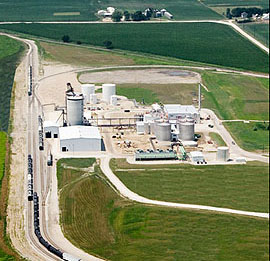 Hawkeye Energy ethanol plant in Iowa Falls.