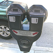 Parking meter.