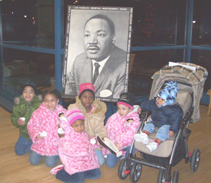 Children at MLK celebration.