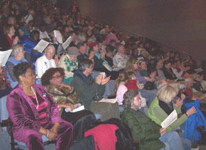 Crowd at MLK celebration.