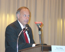 Congressman Steve King. (photo courtesy KSCJ radio)