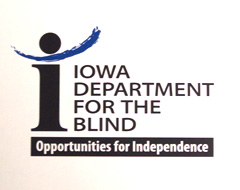 New logo of the Iowa Department for the Blind.