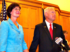 State Representative Rod Roberts and his wife Trish. 