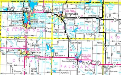 The new Iowa road map is available in paper, no batteries required!
