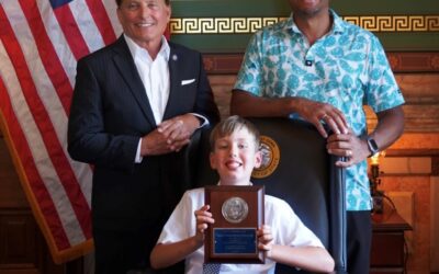 Iowa 9-year-old receives national award for civic leadership