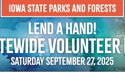 Volunteers are needed to help get Iowa parks shipshape