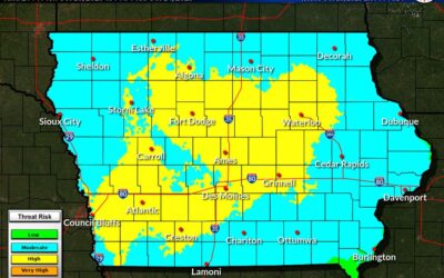 NWS cropland danger index ‘high’ in about half of Iowa