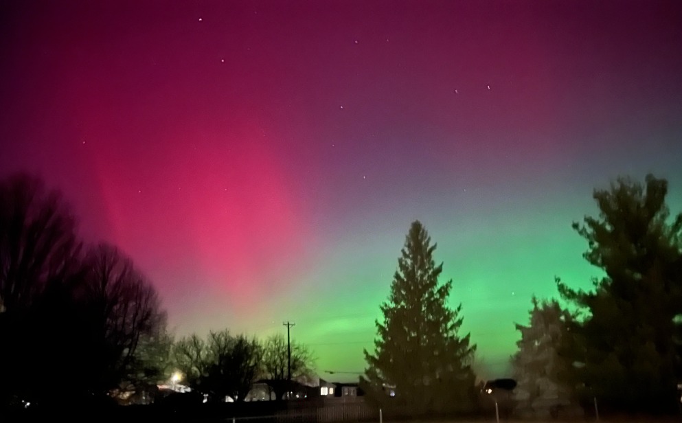 Iowans who missed the Northern Lights last night, may get lucky tonight