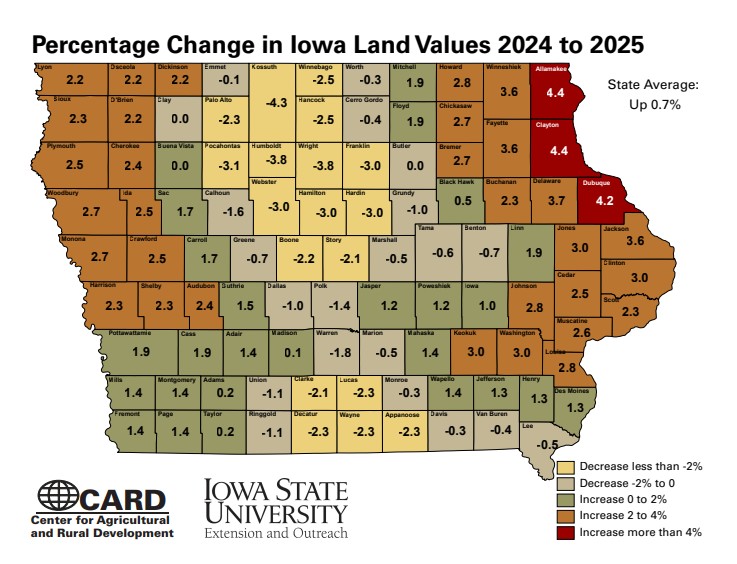 radioiowa.com - Dar Danielson - Iowa farmland with livestock has higher value in annual ISU survey - Radio Iowa