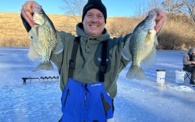 Ice fishing is so-so in Iowa this winter, but the cold is helping