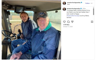 Senator Grassley says most Iowa farmers will qualify for bailout