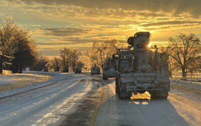 Iowa power line workers help Louisiana recover from ice storm