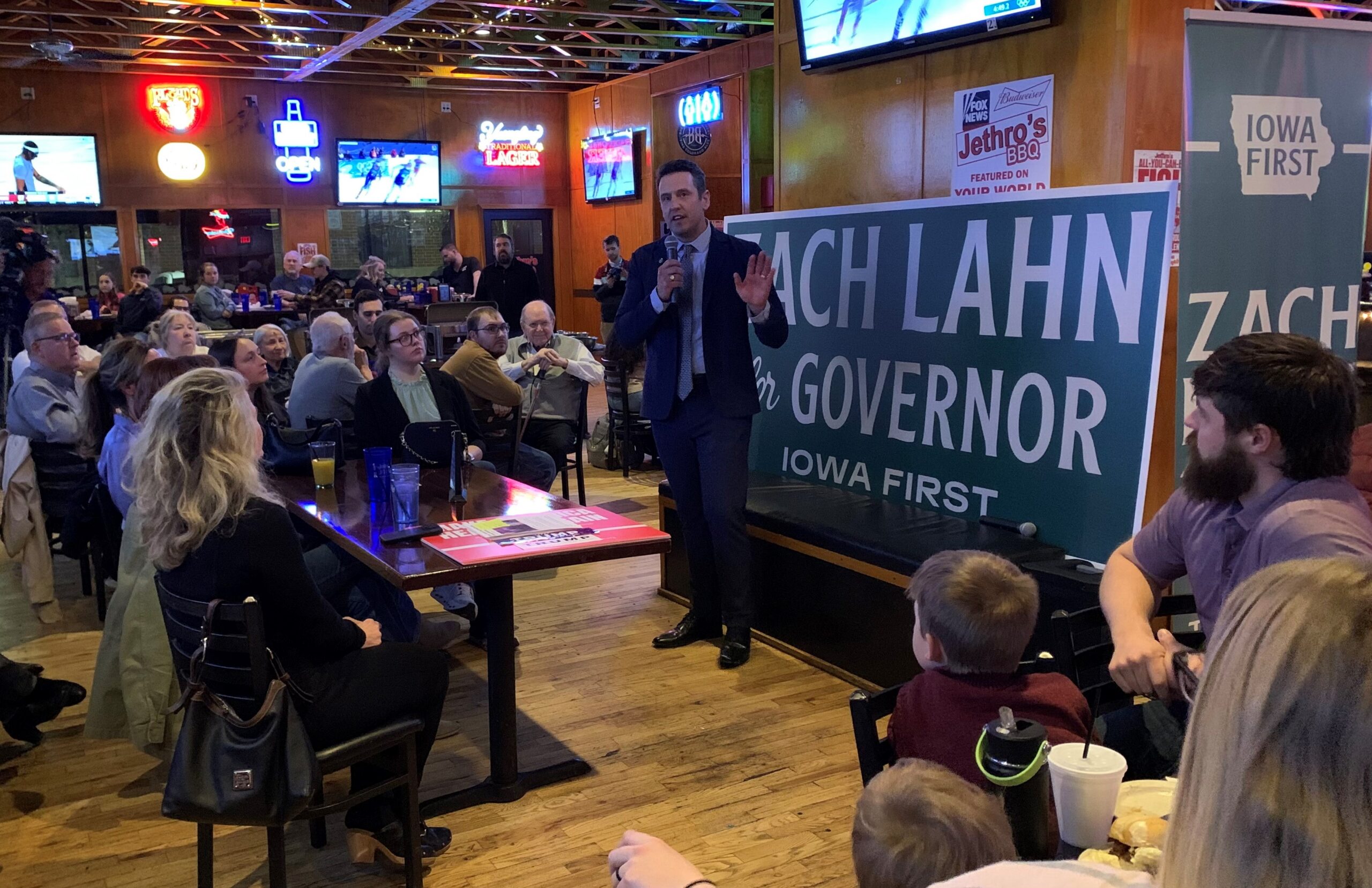 Lahn pledges as Iowa governor he’d change policy on data centers