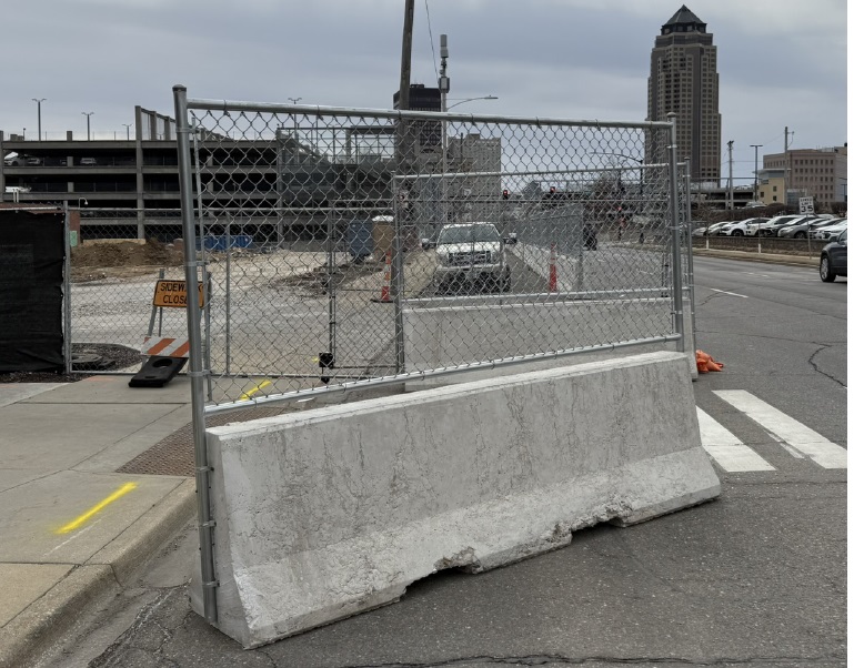 Bondurant company turns old wind turbine blades into traffic barriers