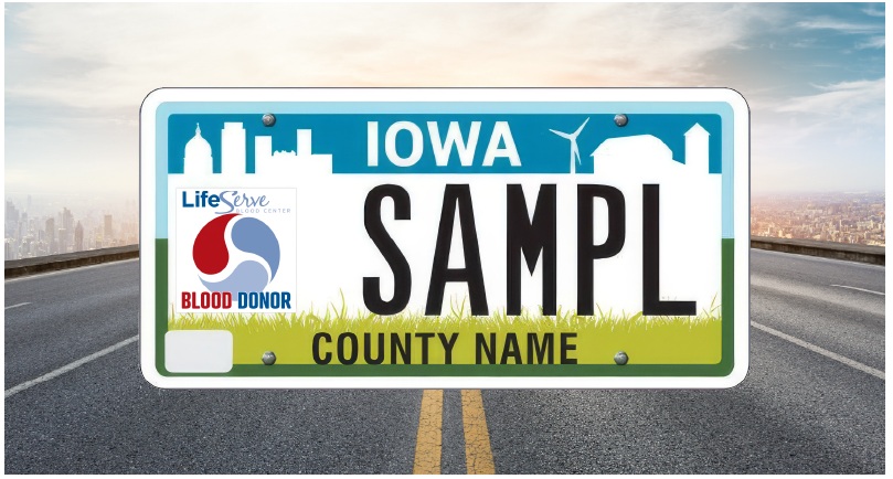 Iowa DOT lets motorists promote non-profits on license plates