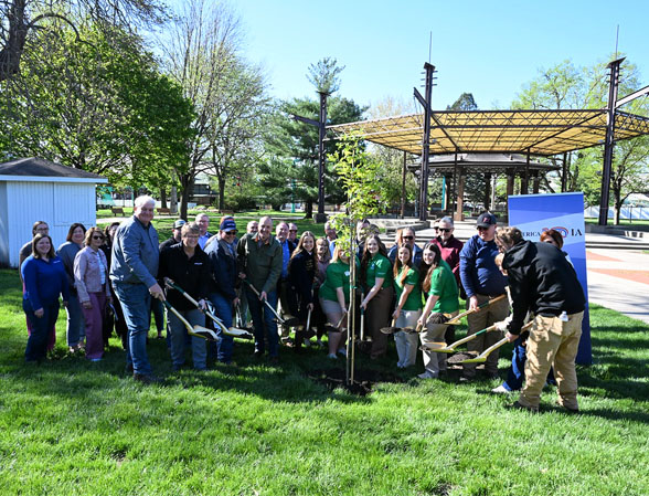 Tree celebrating the nation’s 250th birthday planted at Iowa State Fair