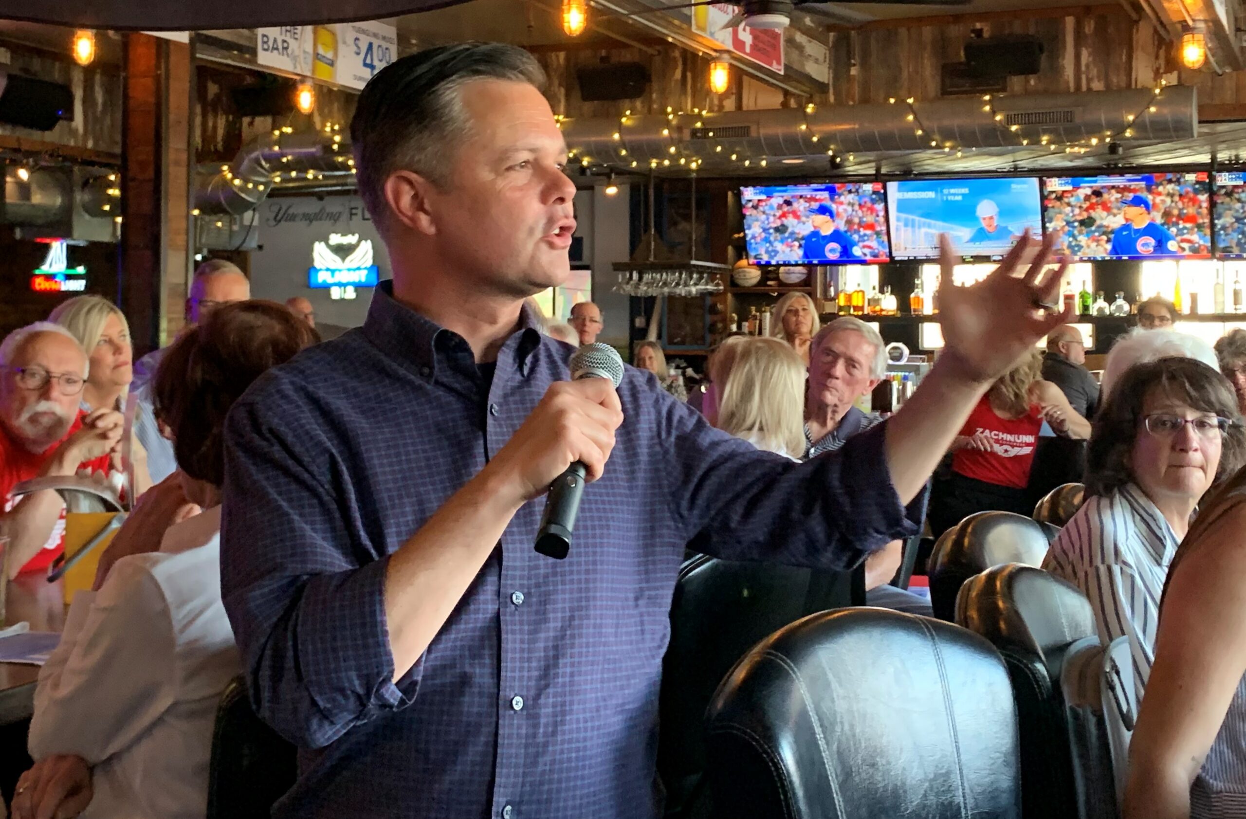 radioiowa.com - O. Kay Henderson - Nunn fields questions about Iran at MAGA Nation Iowa event - Radio Iowa