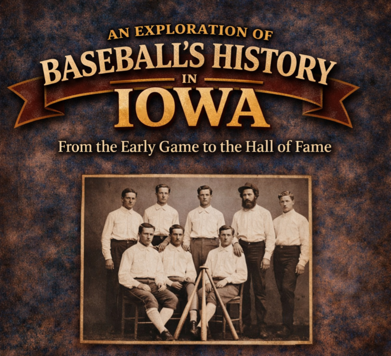 One-day exhibit and lecture explores the history of baseball in Iowa