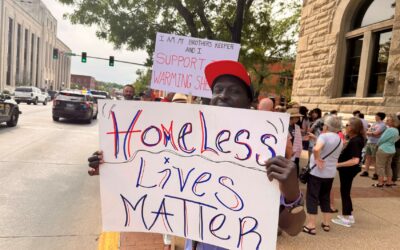 Defenders of Sioux City homeless shelter rally outside City Hall