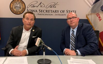 Pate lauds new Iowa law targeting fake business filings