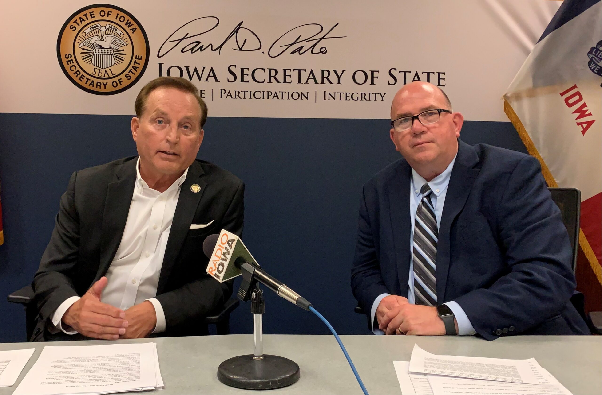 Pate lauds new Iowa law targeting fake business filings - Radio Iowa