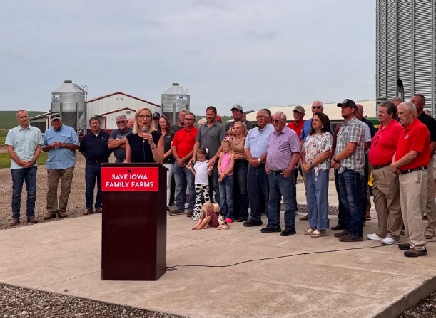 Iowa pork groups, Congresswoman Hinson speak out on 'Save Our Bacon Act'