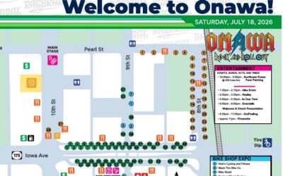 Onawa’s special effort for RAGBRAI tire dipping