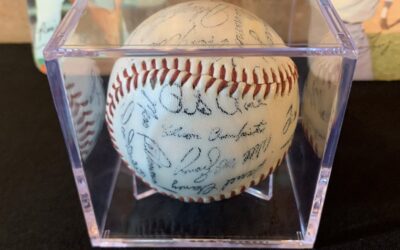 Baseball signed by Pete Rose sits in Iowa Treasurer’s vault