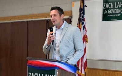 Candidate for governor Lahn calls for temporary cut in Iowa gas tax