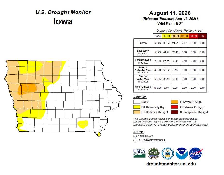 radioiowa.com - Radio Iowa Contributor - Western Iowa continues to face drought conditions - Radio Iowa